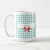 Green Gingham Bow Mok (Links)