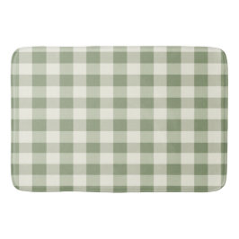 Green Gingham Buffalo Check Plaid Badmat