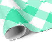 Green Gingham Cadeaupapier (Rol Hoek)
