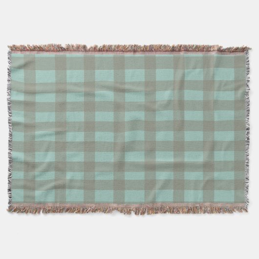 Green Gingham Deken (Voorkant)