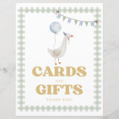 Green Gingham Een Gekke Goose Kaarten en Geschenke (Voorkant)