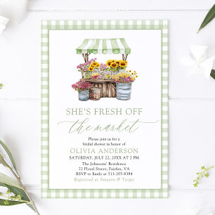 Green Gingham Fresh van het Vrijgezellenfeest van  Kaart