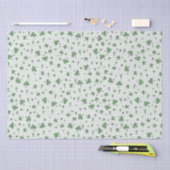 Green Gingham Genderneutrale St Patrick's Day Tissuepapier (Craft)