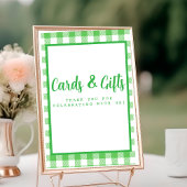 Green Gingham Kaarten en geschenken