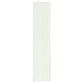 Green Gingham Korte Tafelloper (Voorkant)