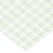 Green Gingham Korte Tafelloper (Hoek)