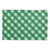 Green Gingham Kussensloop (Achterkant)