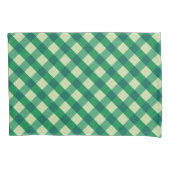 Green Gingham Kussensloop (Voorkant)