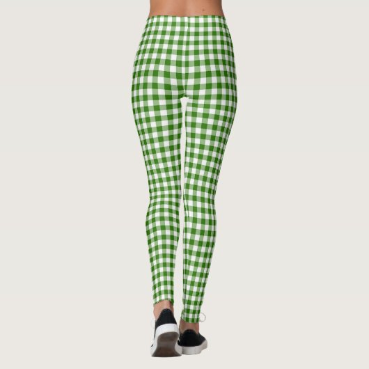 Green Gingham Leggings (Achterkant)