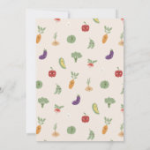 Green Gingham Little Sprout op de Weg Baby shower Kaart (Achterkant)