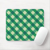 Green Gingham Muismat (Met muis)