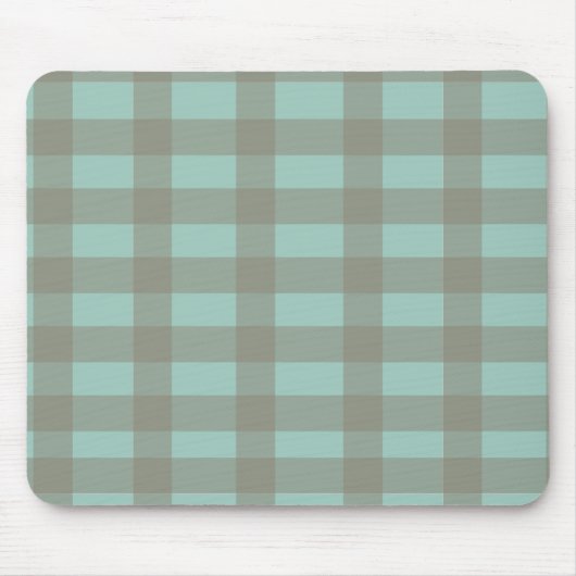 Green Gingham Muismat (Voorkant)