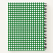 Green Gingham Notitieboek (Achterkant)