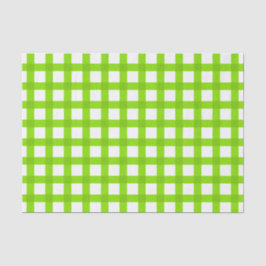 Green Gingham Pattern Tissuepapier