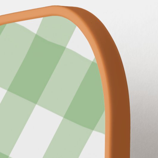 Green Gingham Pickleball Paddle (Links Detail)