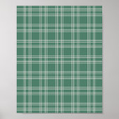 Green Gingham Poster (Voorkant)