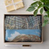 Green Gingham Prairie Girl | plattelands-rustiek Tissuepapier (Geschenk)