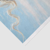 Green Gingham Prairie Meisje Platteland Découpage Tissuepapier (Detail)