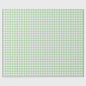 Green Gingham Pset Cadeaupapier (Vlak)
