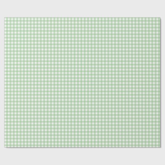 Green Gingham Pset Cadeaupapier (Vlak)