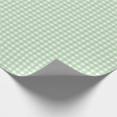 Green Gingham Pset Cadeaupapier (Hoek)