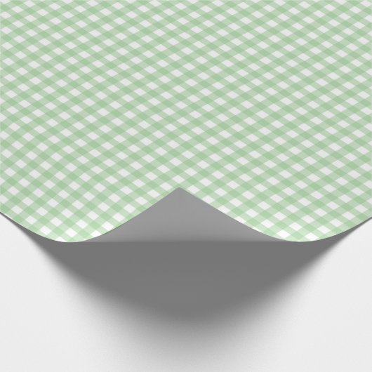 Green Gingham Pset Cadeaupapier (Hoek)