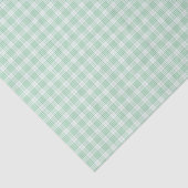 Green Gingham Pset Tissuepapier (Detail)