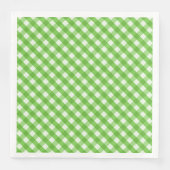 Green Gingham Servet (Voorkant)