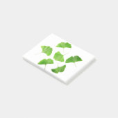 Green Ginkgo Biloba Post-it® Notes (Schuin)