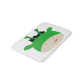 Green Giraffe Bath Mat (Gekanteld)