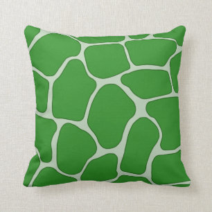 Green Giraffe Print Sierkussennen Kussen