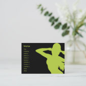 Green Girl - Chubby Visitekaartje (Staand voorkant)
