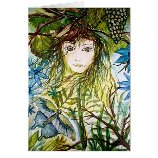 Green Girl Fantasy - vlinder (Voorkant)