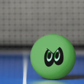 Green Glare Cartoon Eyes Pingpongbal (Net)