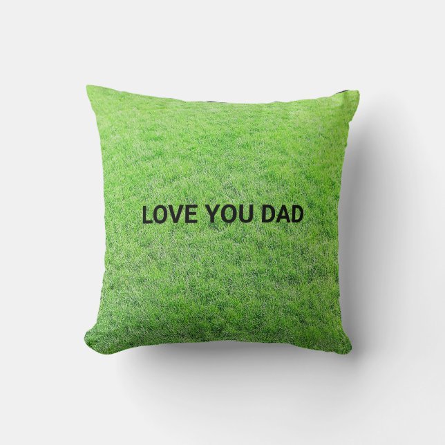 Green Glass ontwerp Dad's Kussen (Voorkant)