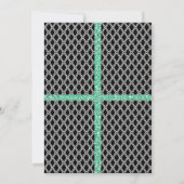 Green Glitter 50 Uitstekend | 50ste verjaardag Kaart (Achterkant)