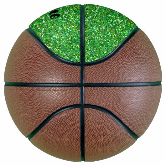 Green Glitter Basketball Basketbal (Rechts)