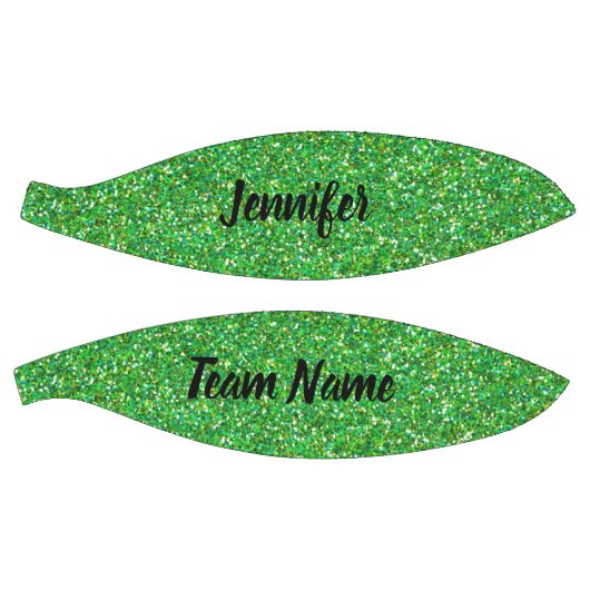 Green Glitter Basketball Basketbal (Panelen)