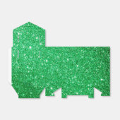 Green Glitter Bedankdoosjes (Uitgevouwen)