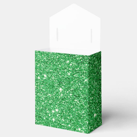 Green Glitter Bedankdoosjes (Geopend)