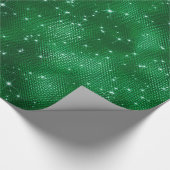Green Glitter Cadeaupapier (Hoek)