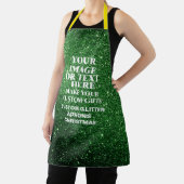 Green Glitter Christmas Schort - Custom Holiday Gi (Insitu)