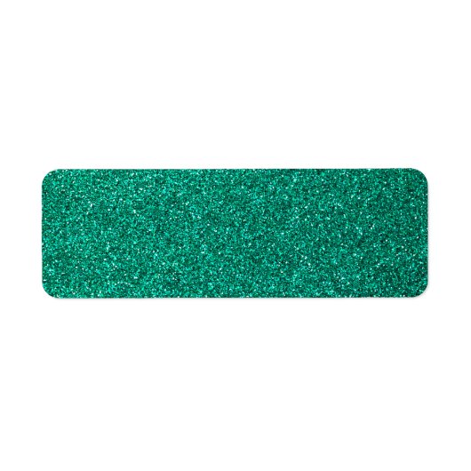 Green Glitter Etiket (Voorkant)
