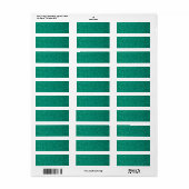 Green Glitter Etiket (Full Sheet)