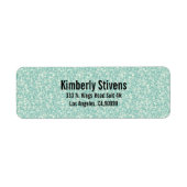 Green Glitter Etiket (Voorkant)
