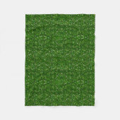 Green Glitter Fleece Blanket Deken (Voorkant)