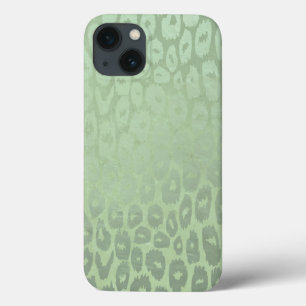 Green Glitter Leopard Texture Case-Mate iPhone Case