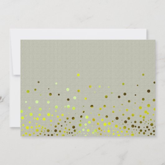 Green Glitter Minimal, je wordt mijn bruidsmeisje Kaart (Achterkant)