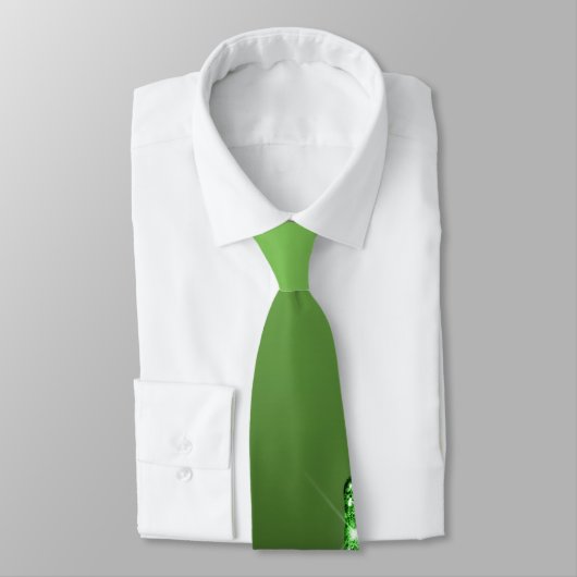 Green Glitter Necktie Stropdas (Gebonden)