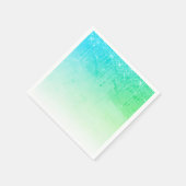 Green Glitter Ombré Glam Sparkles  Party Servet (Hoek)